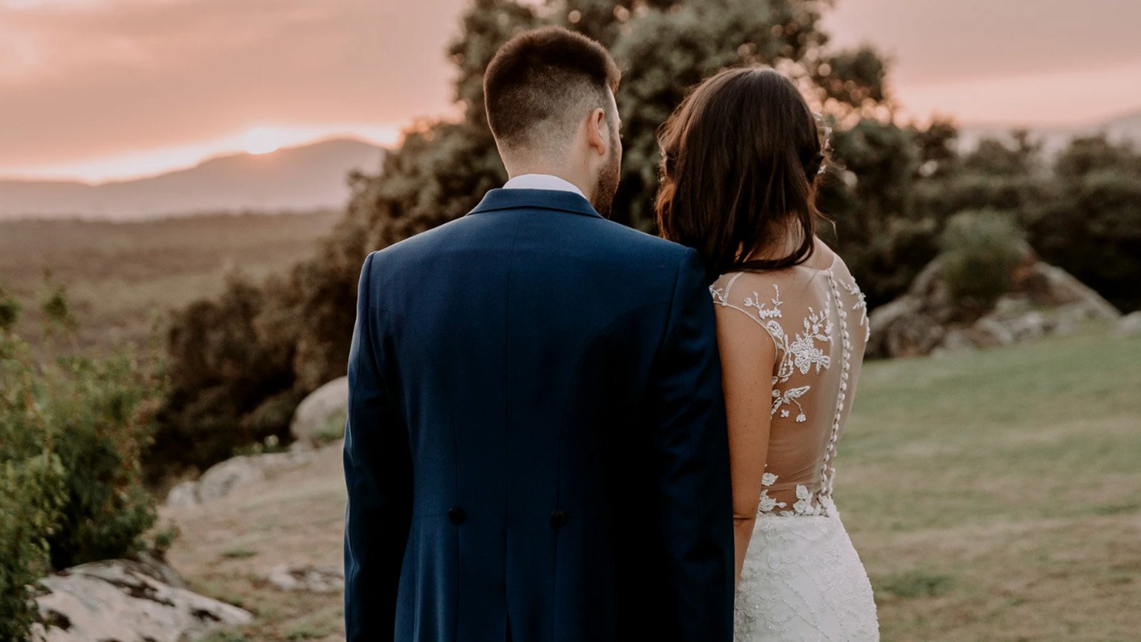 Couple at golden hour